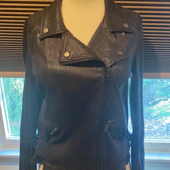 LYSSE super soft suede moto jacket - Picture 2 of 9